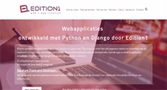 Desktop Screenshot of edition1.nl